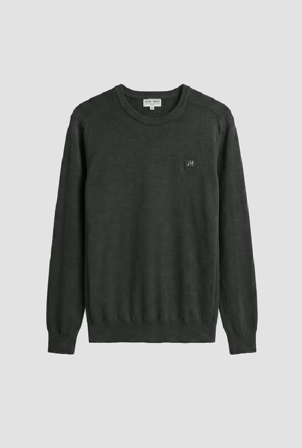 slim ajuste malla con logo hombre verde bosque