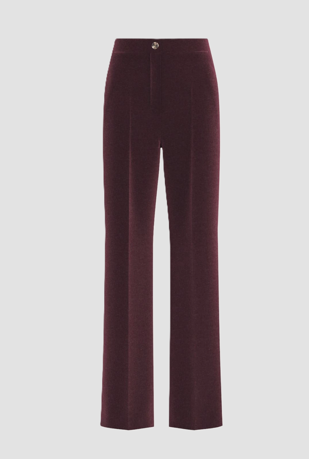 Women's Purple Chenille Pants