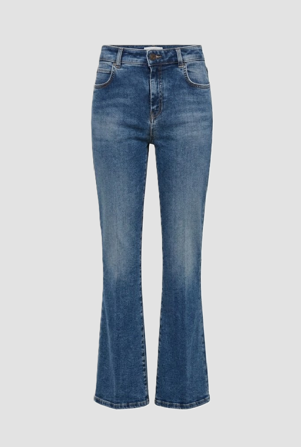 jeans slim fit woman blue denim