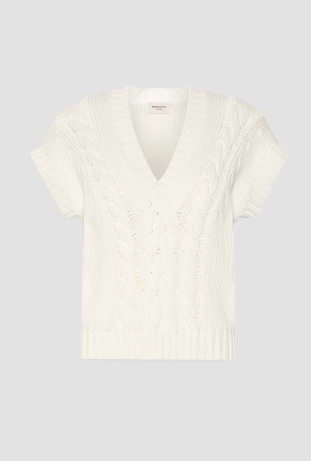 Women's yarn vest
