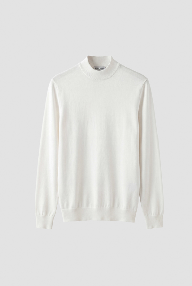 men's lupetto cream shirt