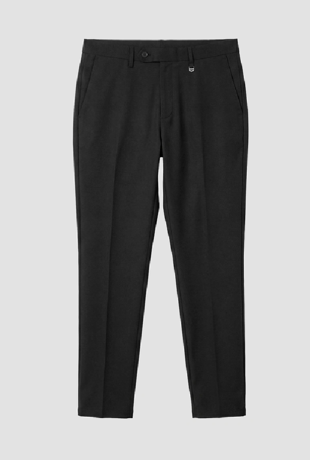 pantalón fino para hombres negro