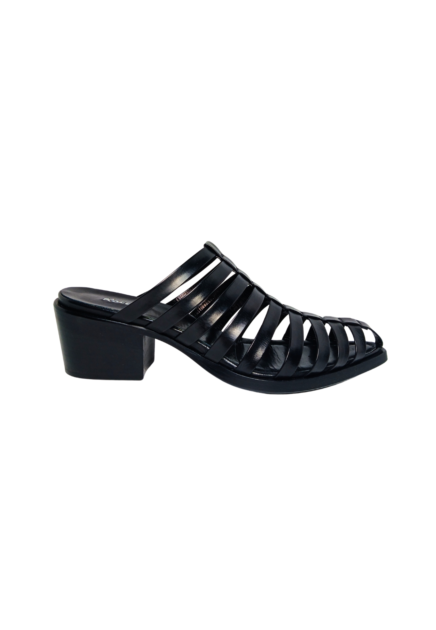 Women's Shoes Rocco P open sandal with low heel