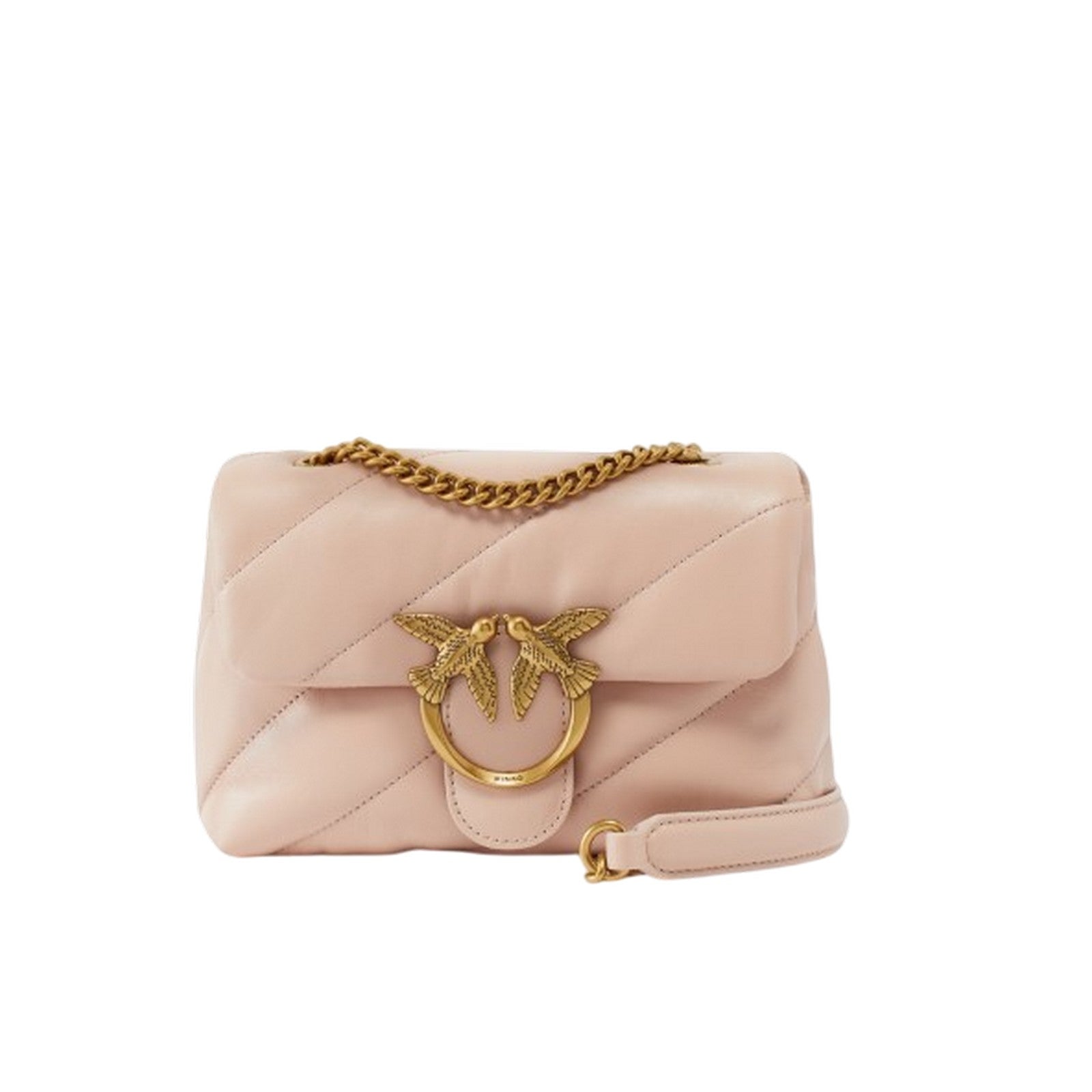 shoulder bags woman Pinko - love puff mini cl sheep nappa - cipria