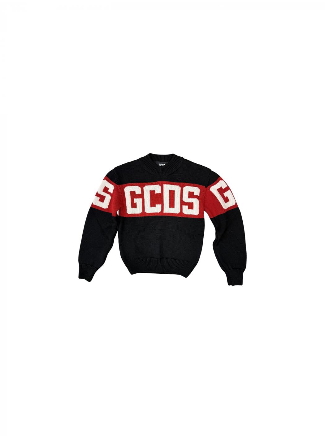 Gcds Kids' Baby Sweater  1526ba7_pull_nero In Black