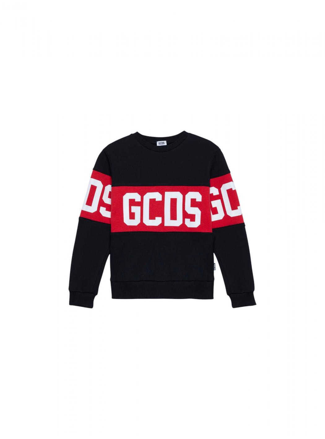 Gcds Baby Sweatshirt  1527ba_nero In Black