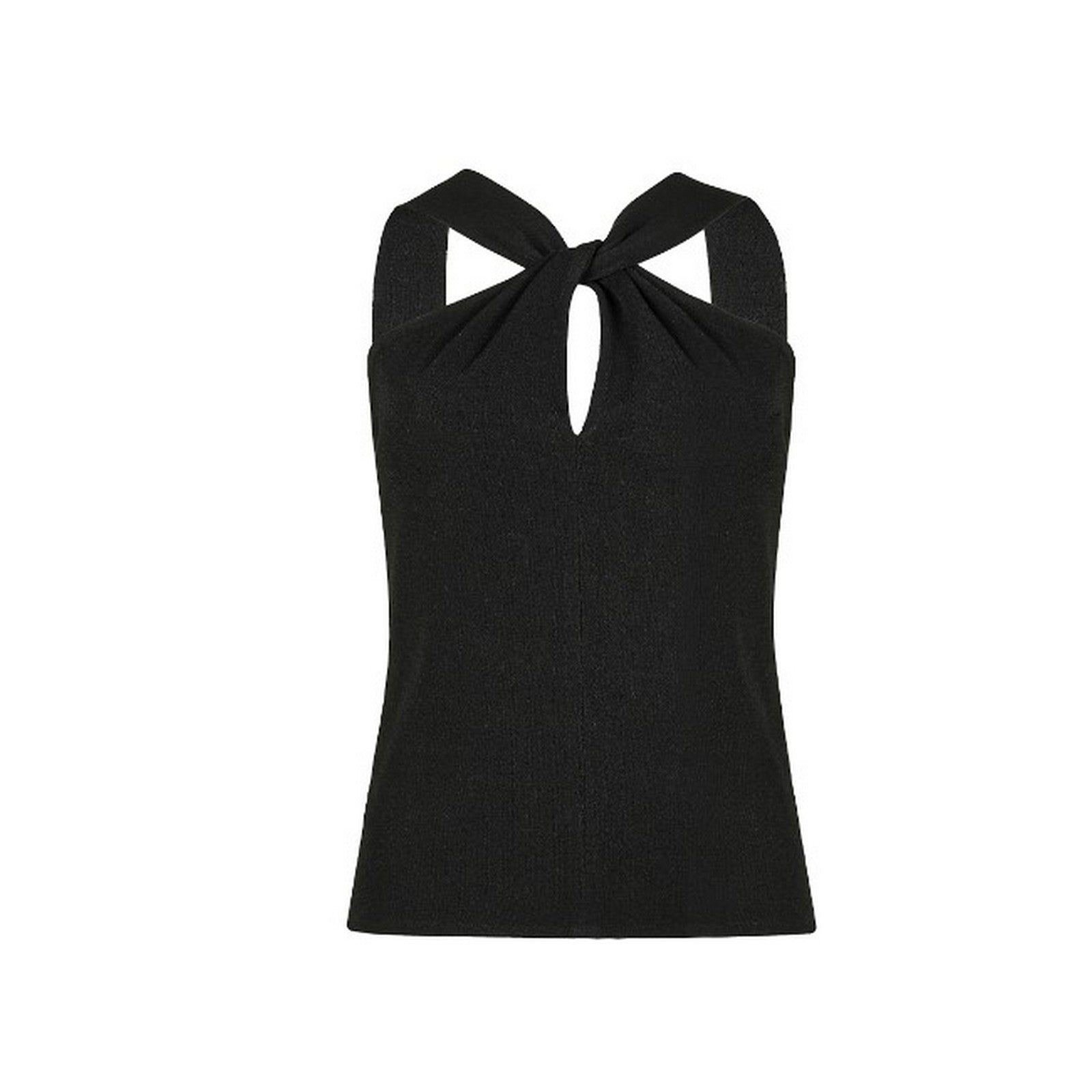 D Exterior Canotte And Top Woman D.exterior - Lux Top Nodo - Black In Black