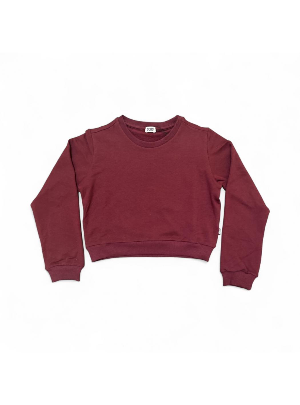 Gcds Baby Girl Sweatshirt  1531ba5_junior_bordeaux In Burgundy