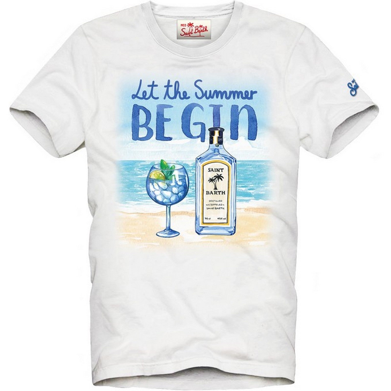 t-shirt man Mc2 Saint Barth - t-shirt man summer gin 01n - n