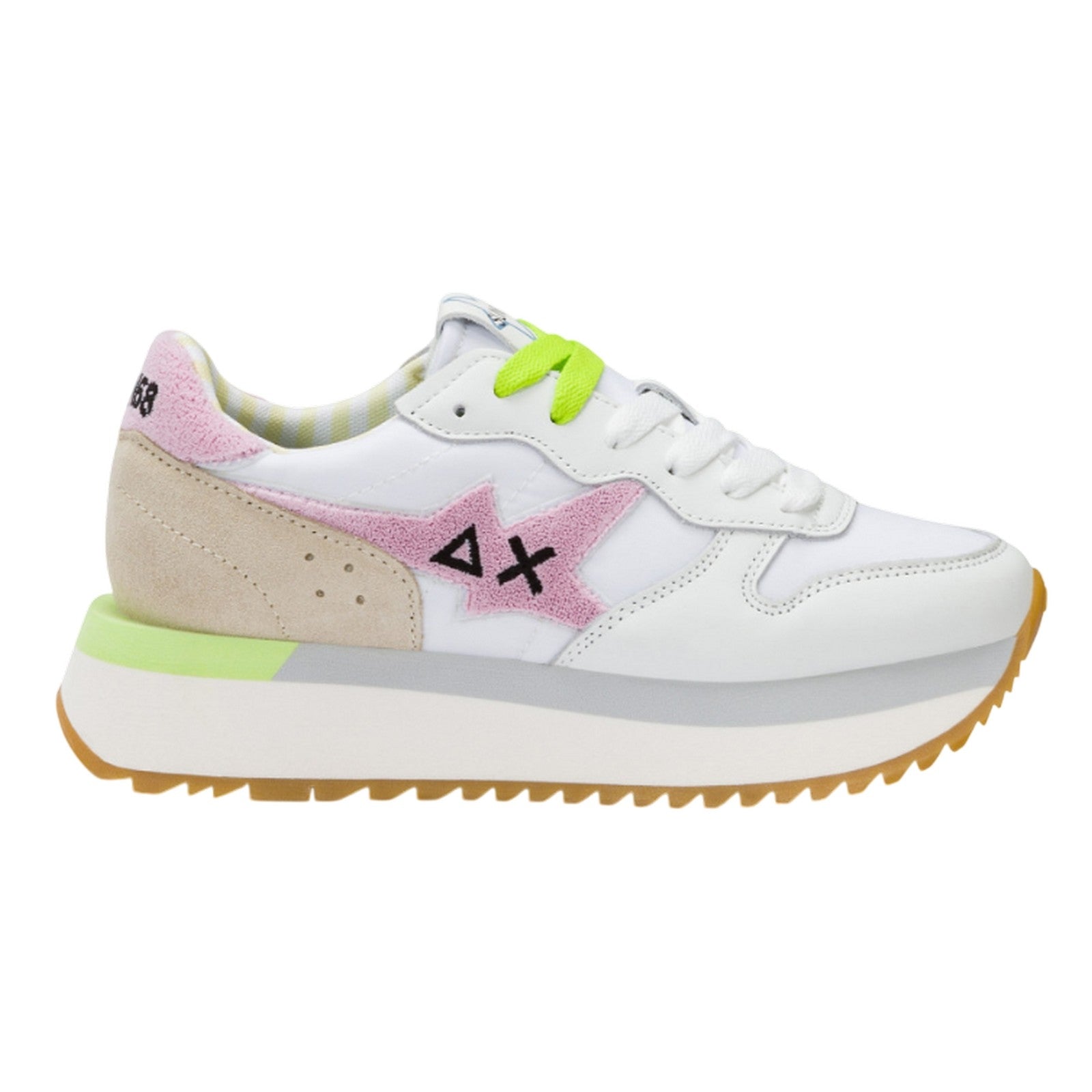 sneaker woman Sun68 - big stargirl sponge logo -