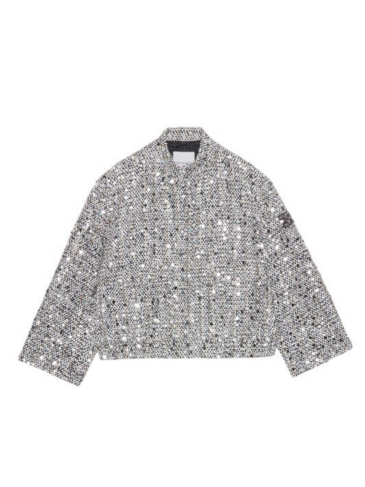Ermanno Scervino Women's Coats  - Short Coat. In Silver