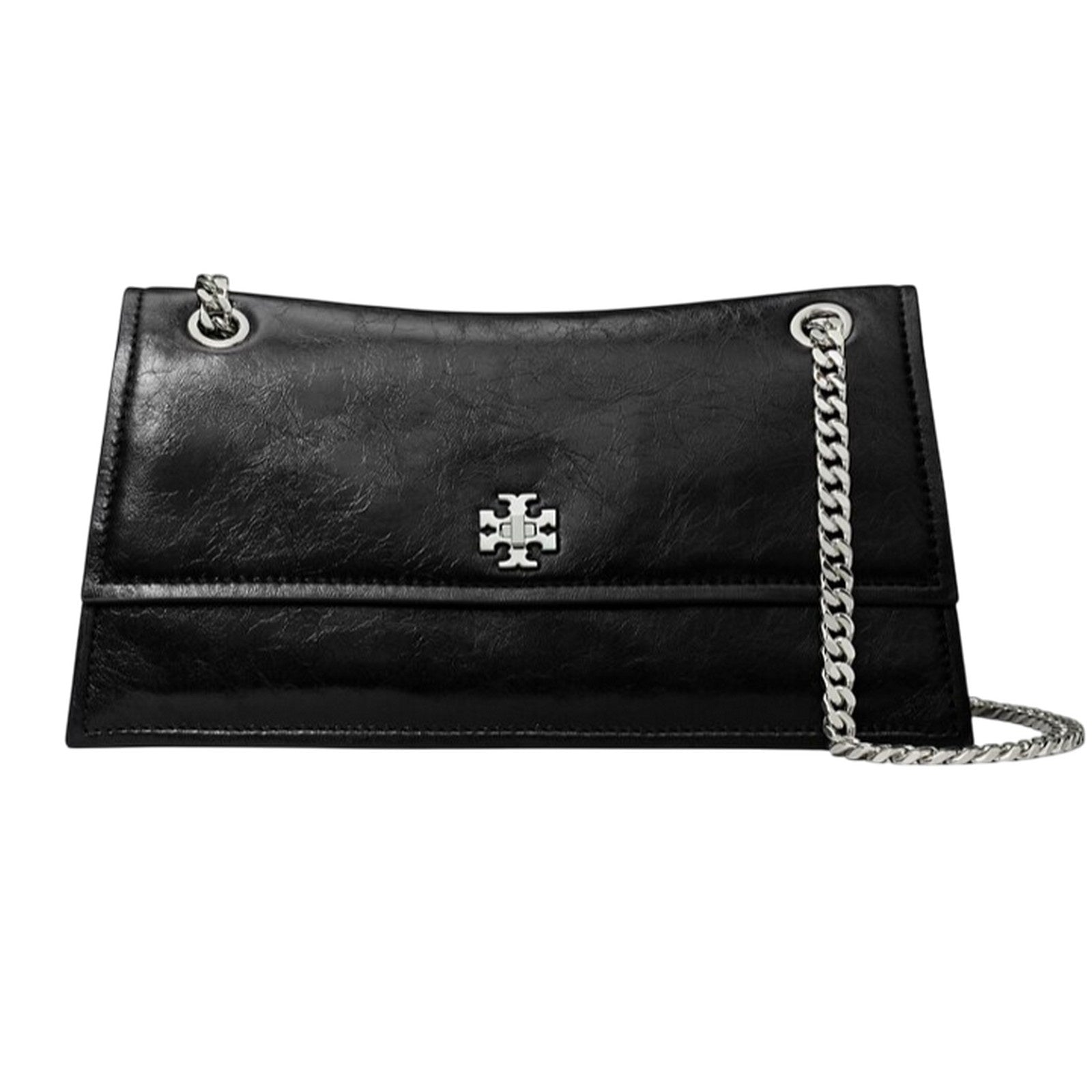 Tory Burch Kira Turnlock Shoulder Bag In Black
