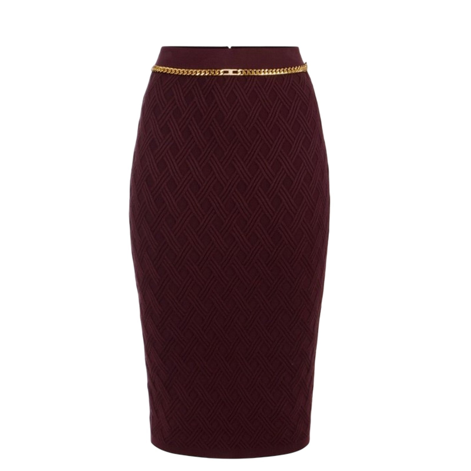 Other (skirt) woman Elisabetta Franchi - knitted skirt - burgundy