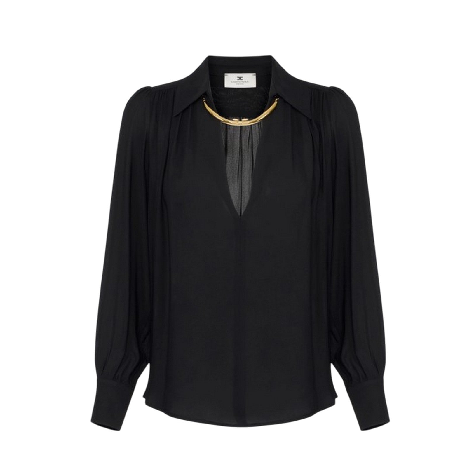 Elisabetta Franchi Blouses And Shirts Woman  - Shirt - Black In Black