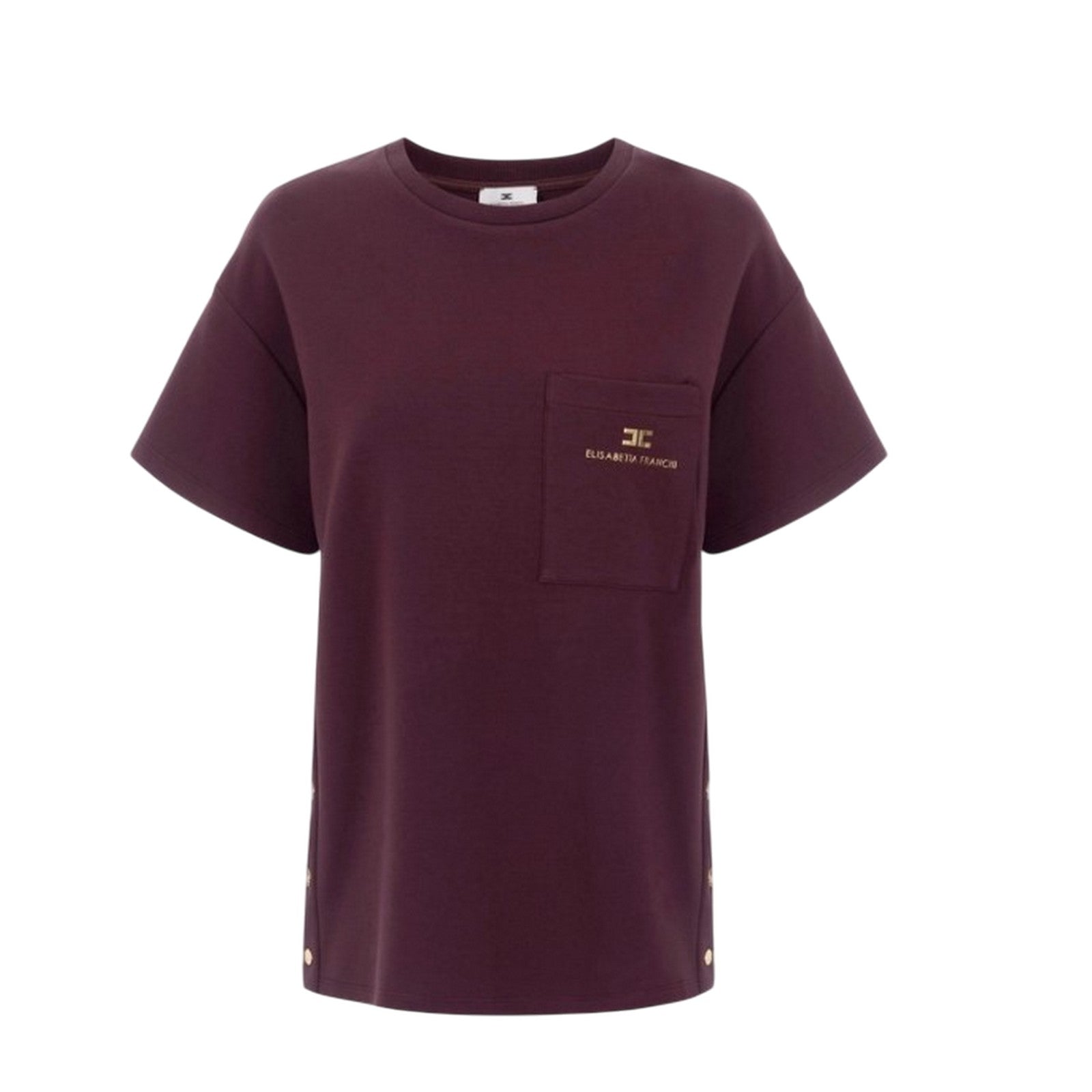 Women's knitwear Elisabetta Franchi - mesh - burgundy
