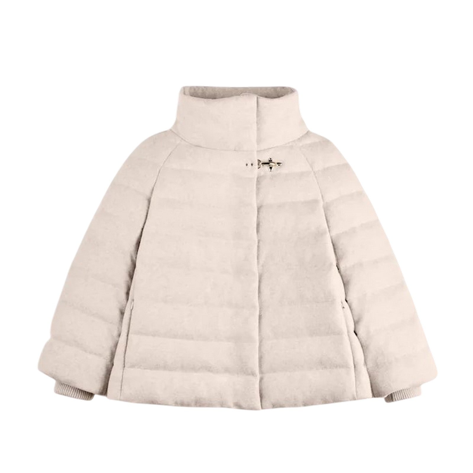 Fay Women's Jackets  - Down Cape Raglan + Hook - Beige In Neutral