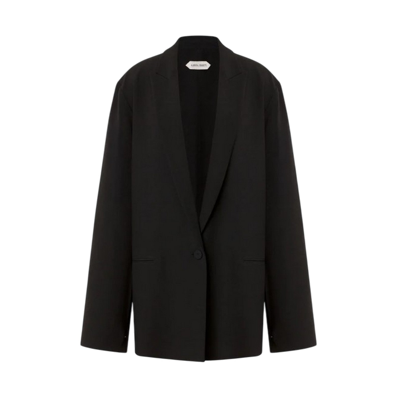 Alberta Ferretti Single-breasted Blazer In Black
