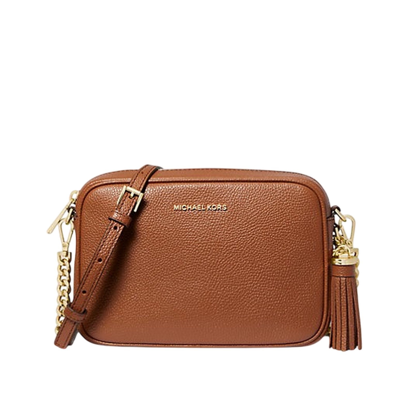 women shoulder bags Michael Kors - md camera bag - cognac
