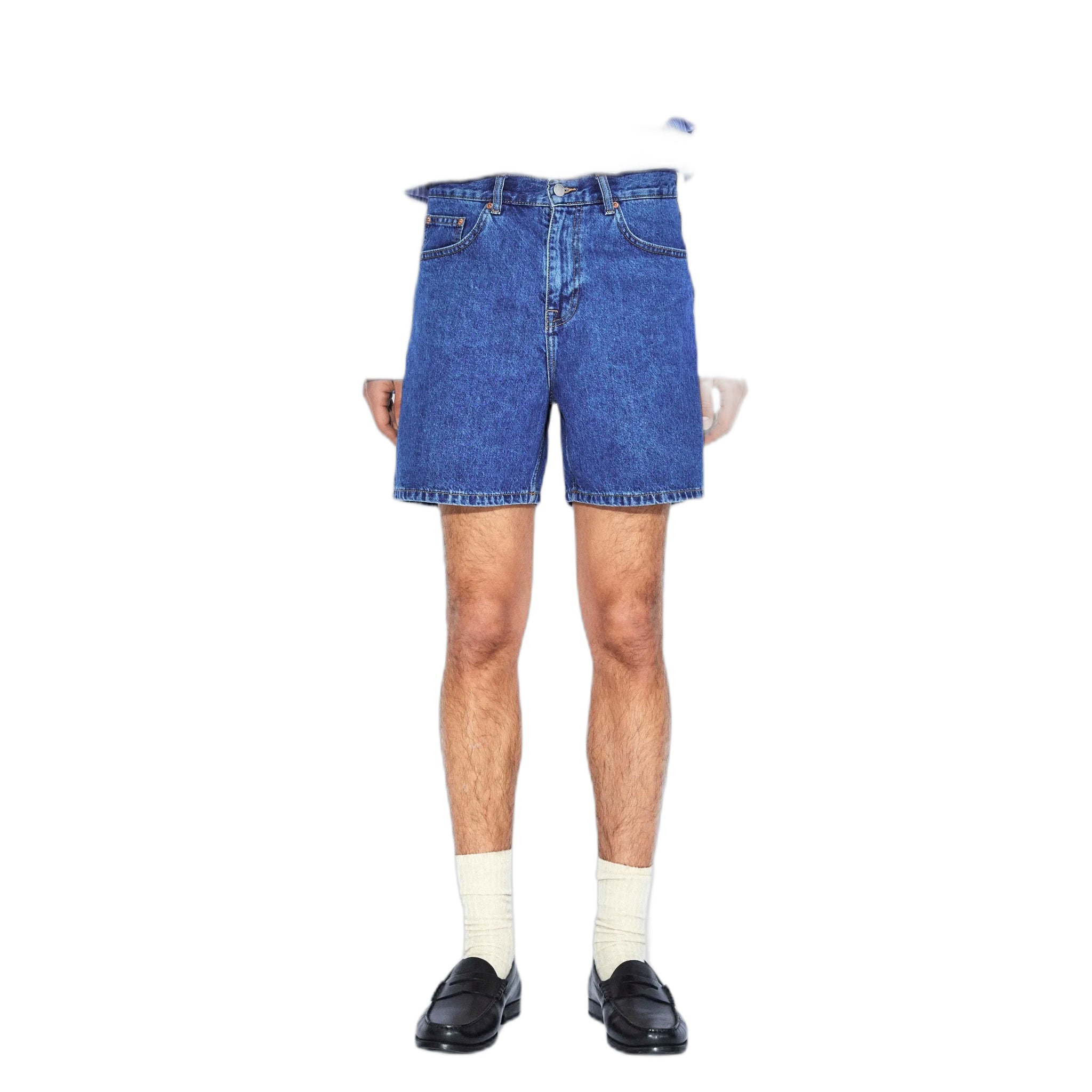bermuda dr denim roan shorts - haze mid back