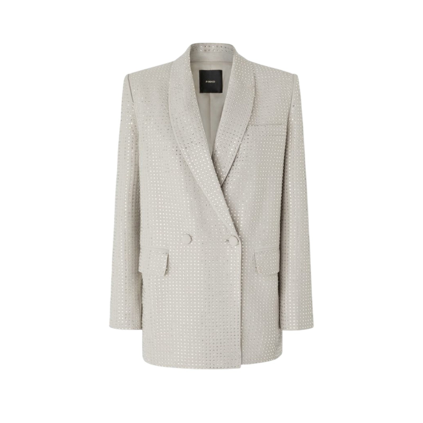 womens jackets Pinko - deledda jacket dyed full wire - grey