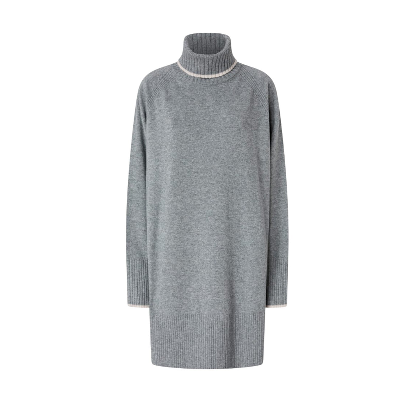 casual woman clothes Pinko - logo wool merinos dress -