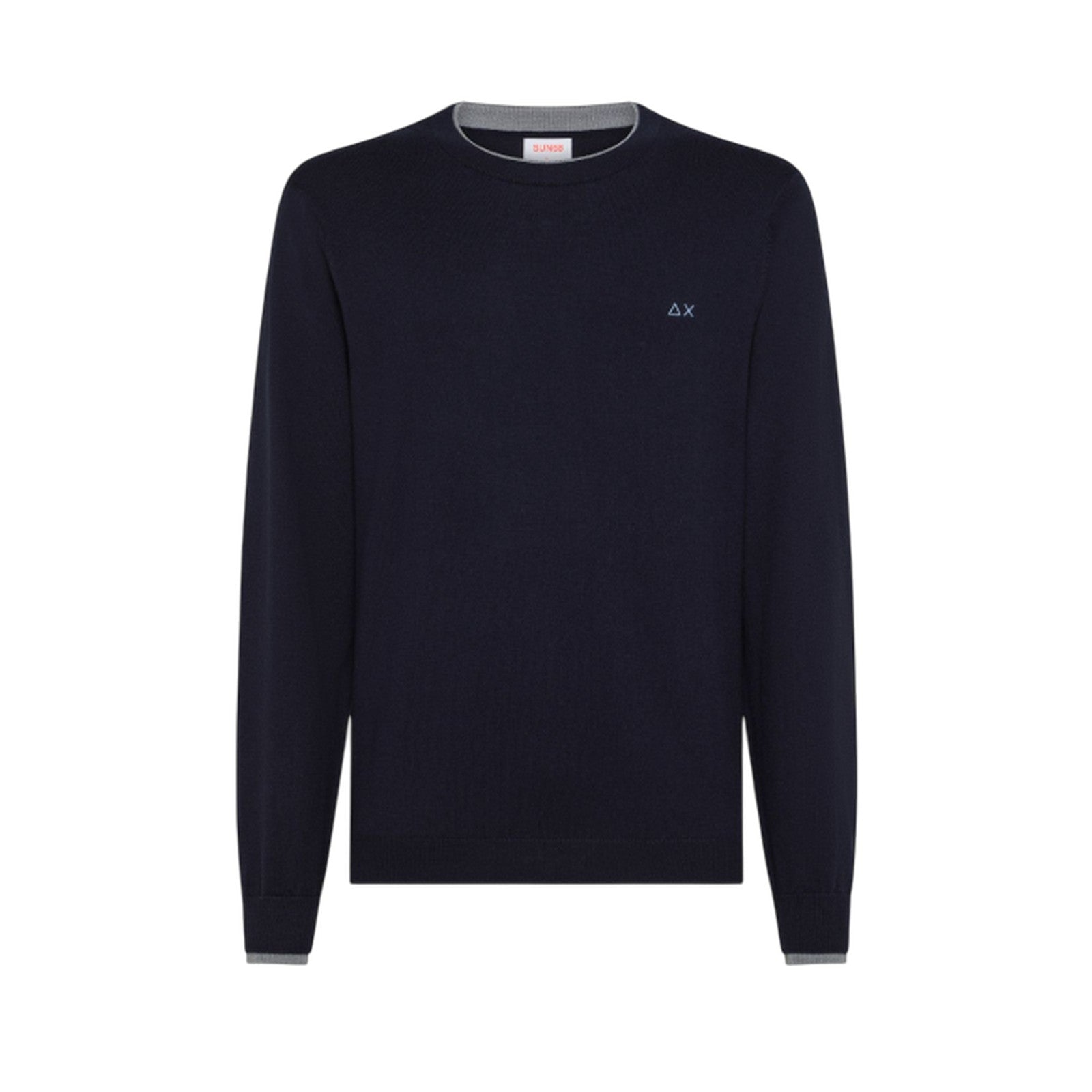 hoodie man Sun68 - round sweater double rib -
