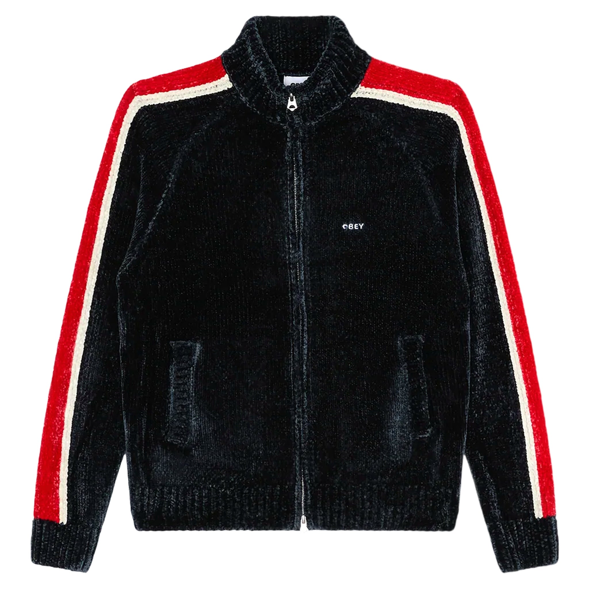 Cardigan Obey varen zip up pull - marine multy