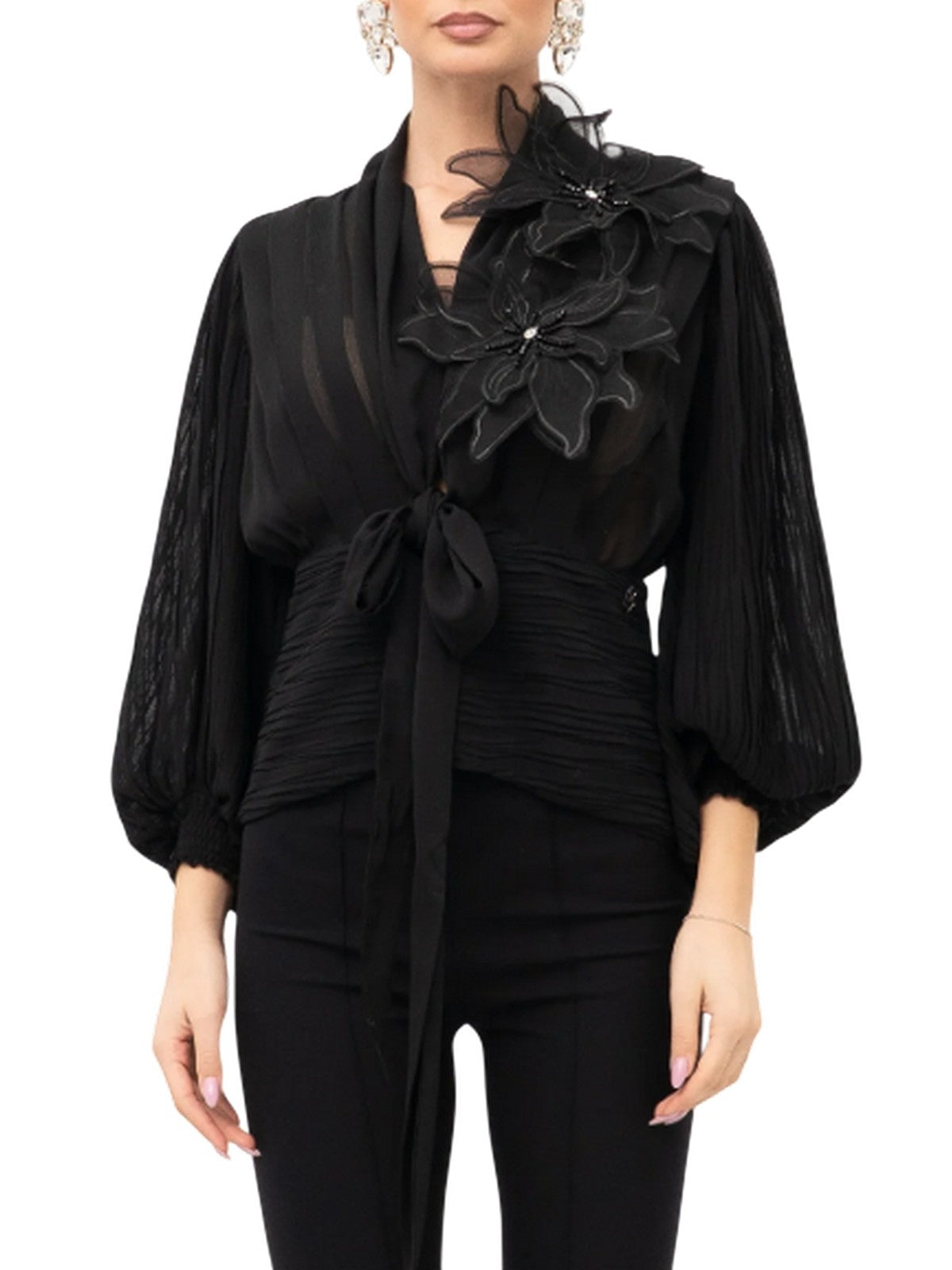 Overhemden voor dames Babylon - shirt - zwart