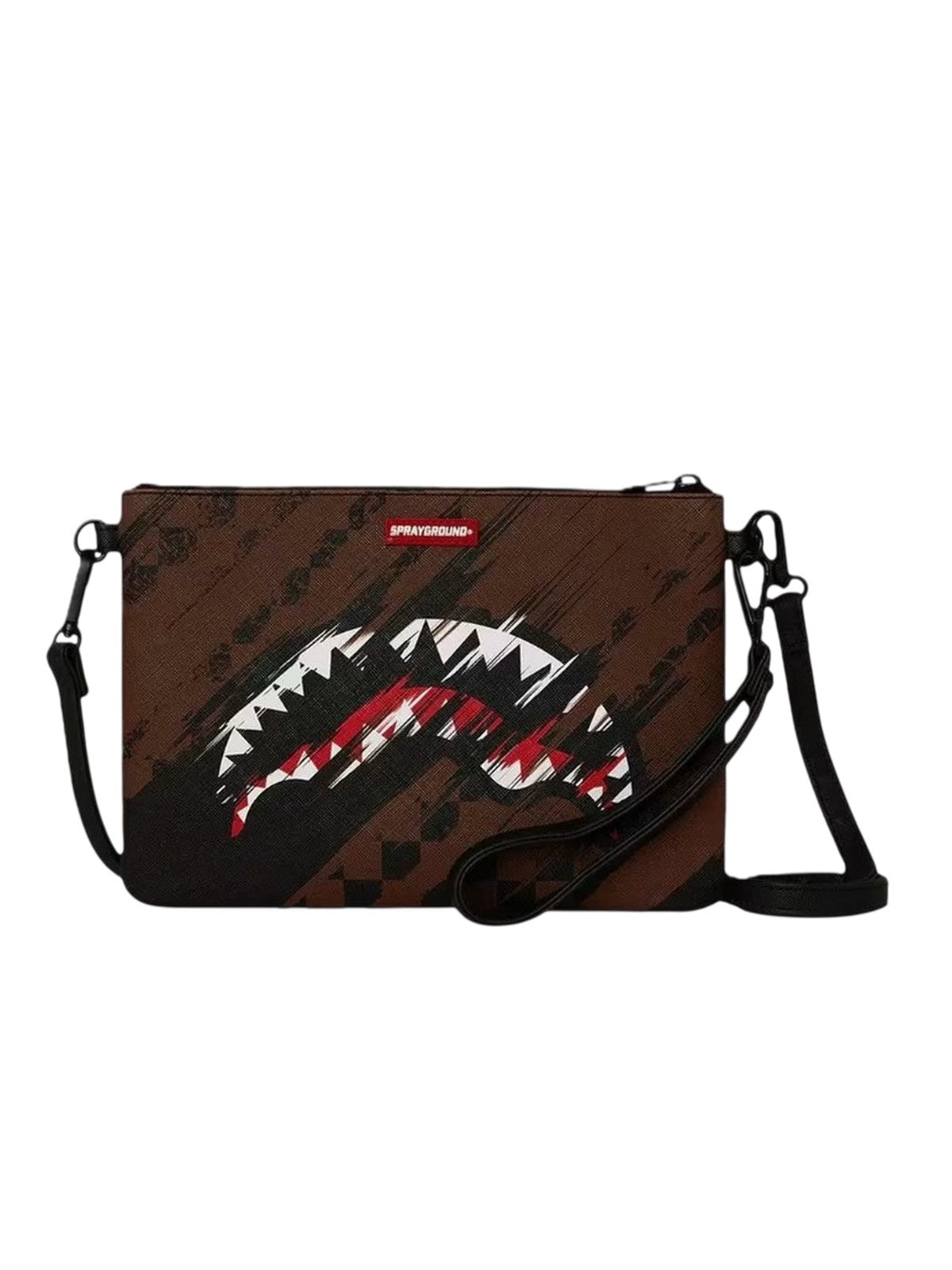 andere (zaini) unisex Sprayground - uitgesmeerd grunge crssover koppeling - bruin