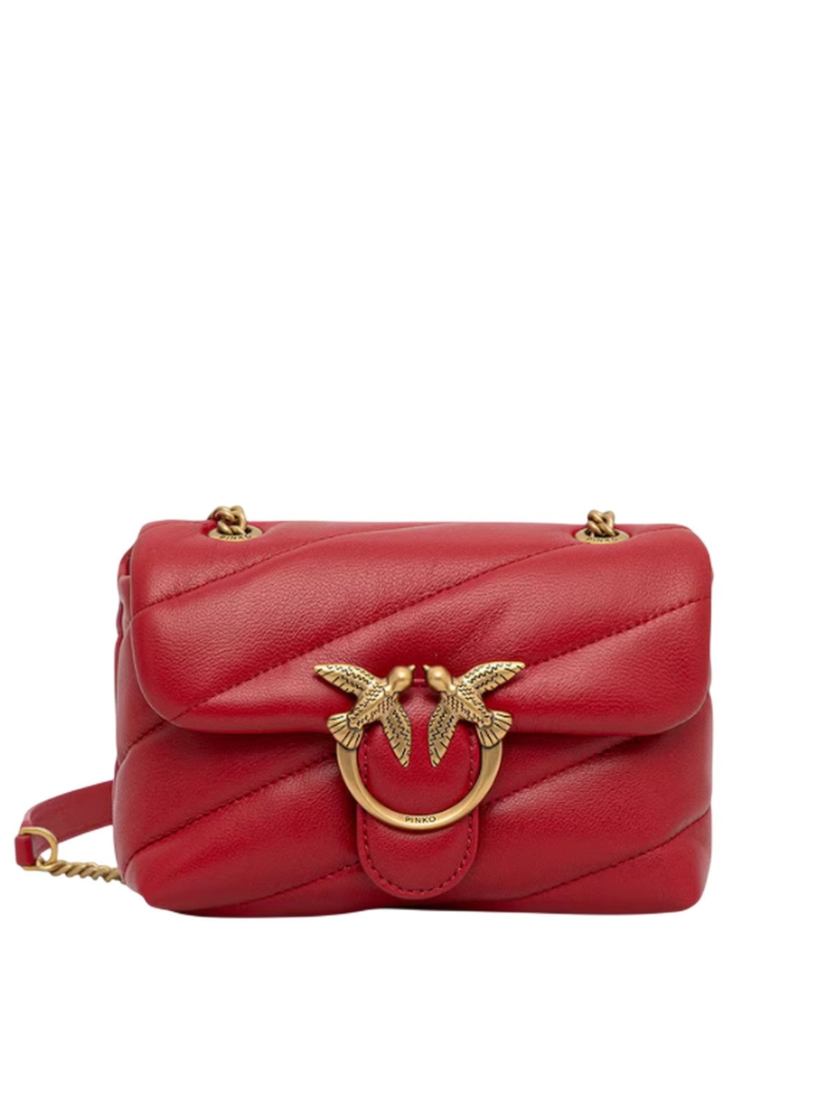 Sacs a main pour femmes Pinko - amour dame bouffee mini cl mouton - rouge