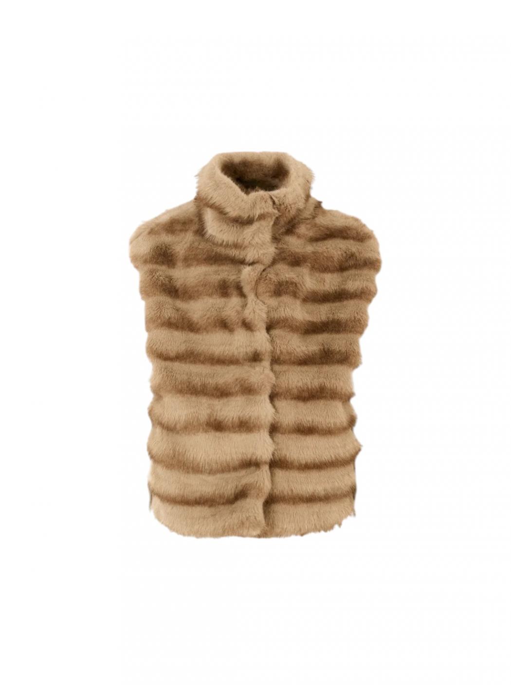 Monnalisa Gilet Bambina  17f108_6032 In Brown