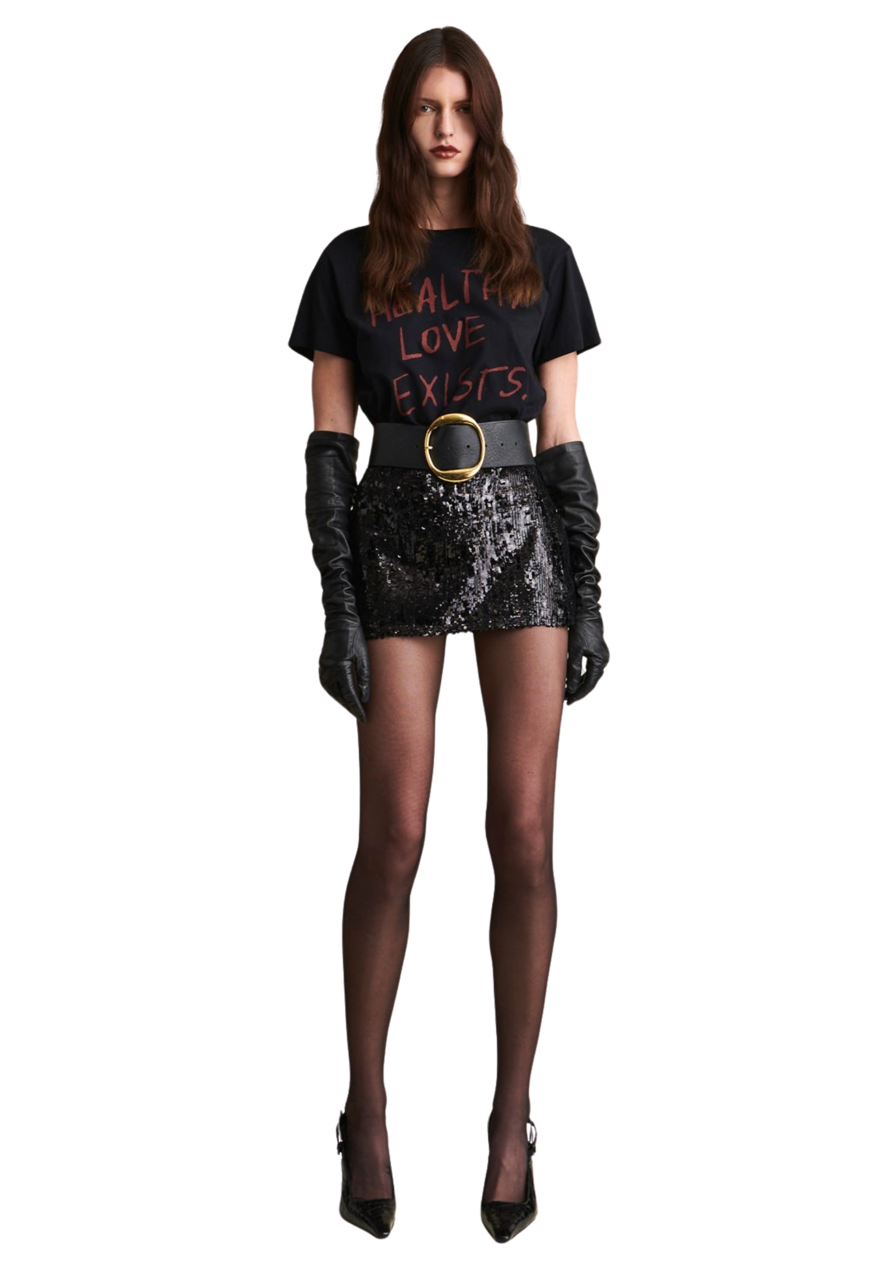 Aniye By Mini Lulu Woman Sequins In Black