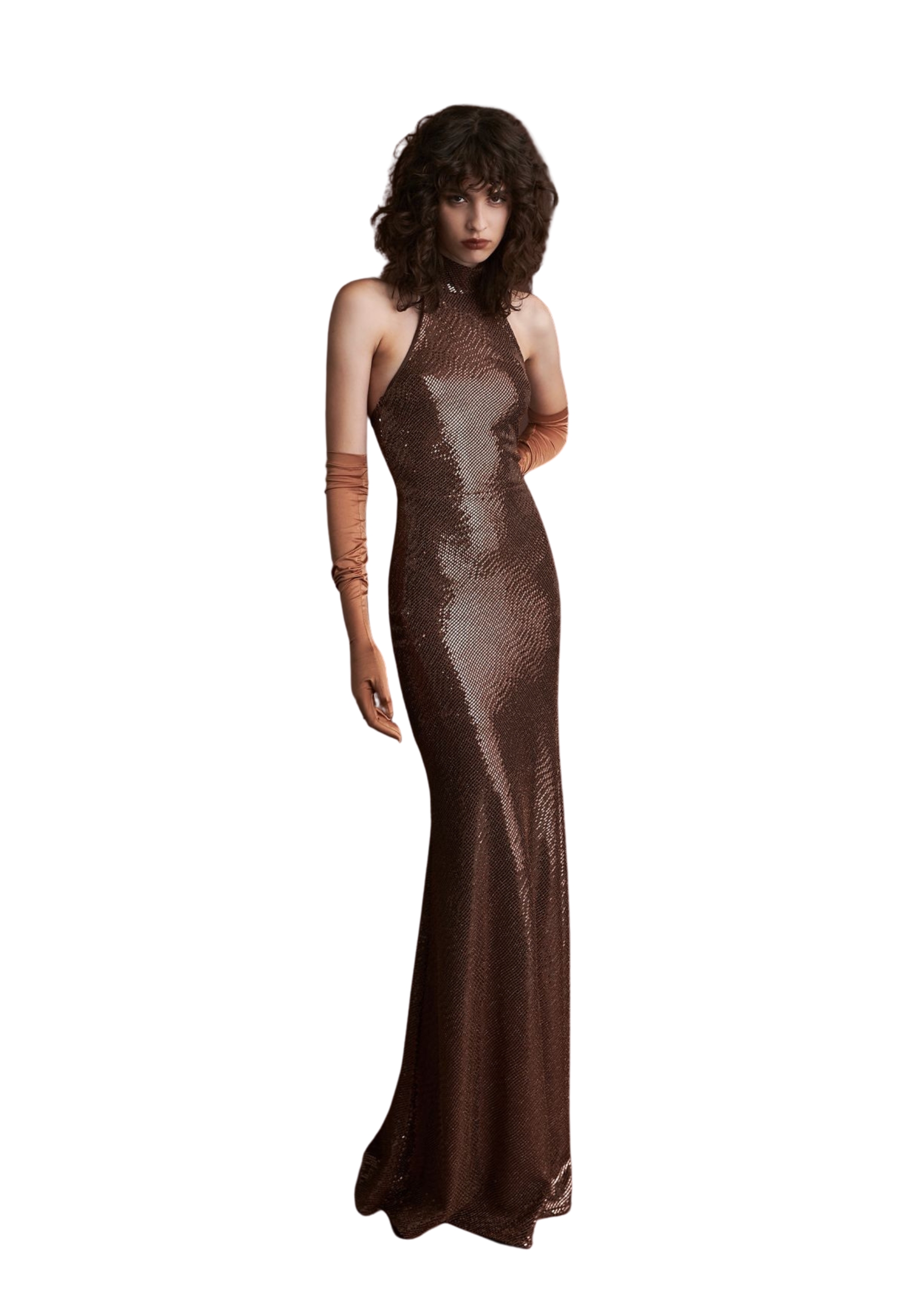 Aniye By Siren Dress Beth Woman  Metalized In Brown