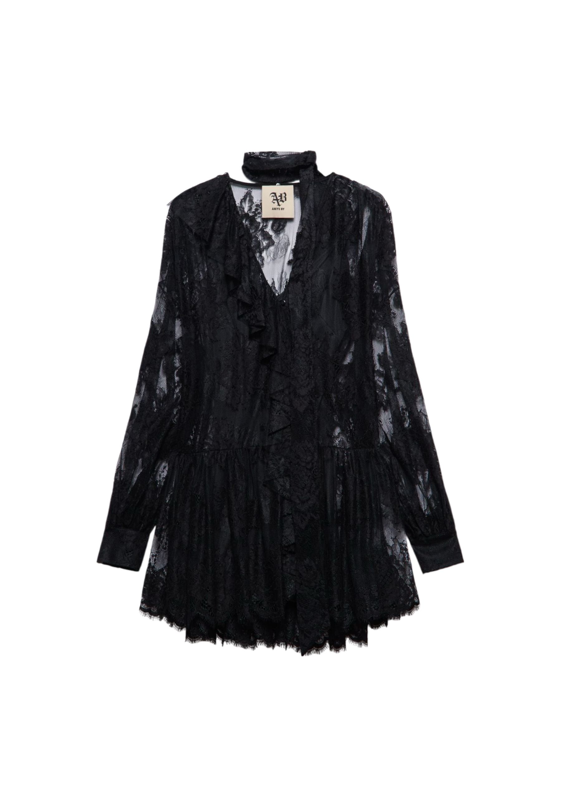 Short dress Lac Woman Aniye By in lace