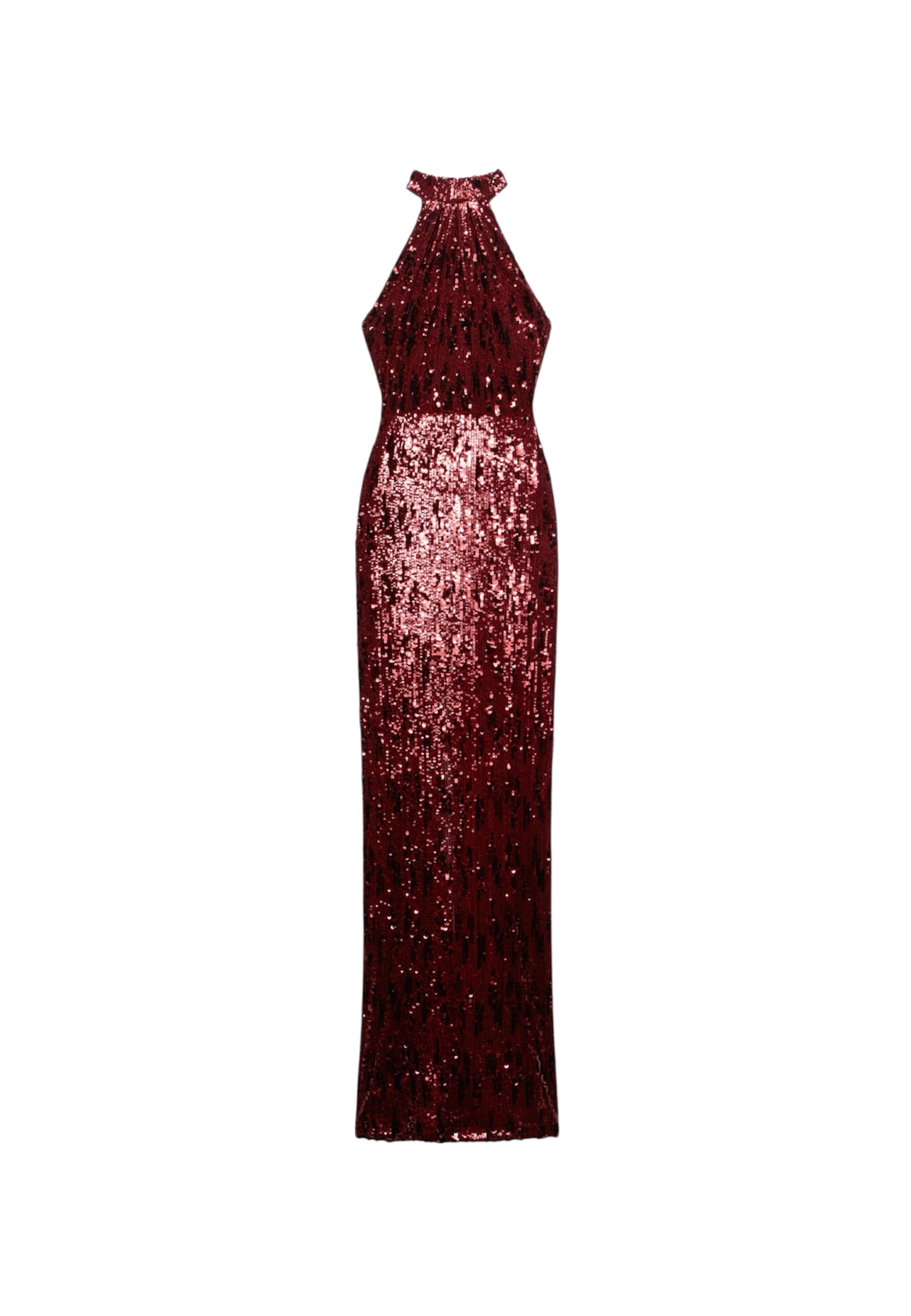 Long dress Lulu sequins Woman Aniye By neck on back