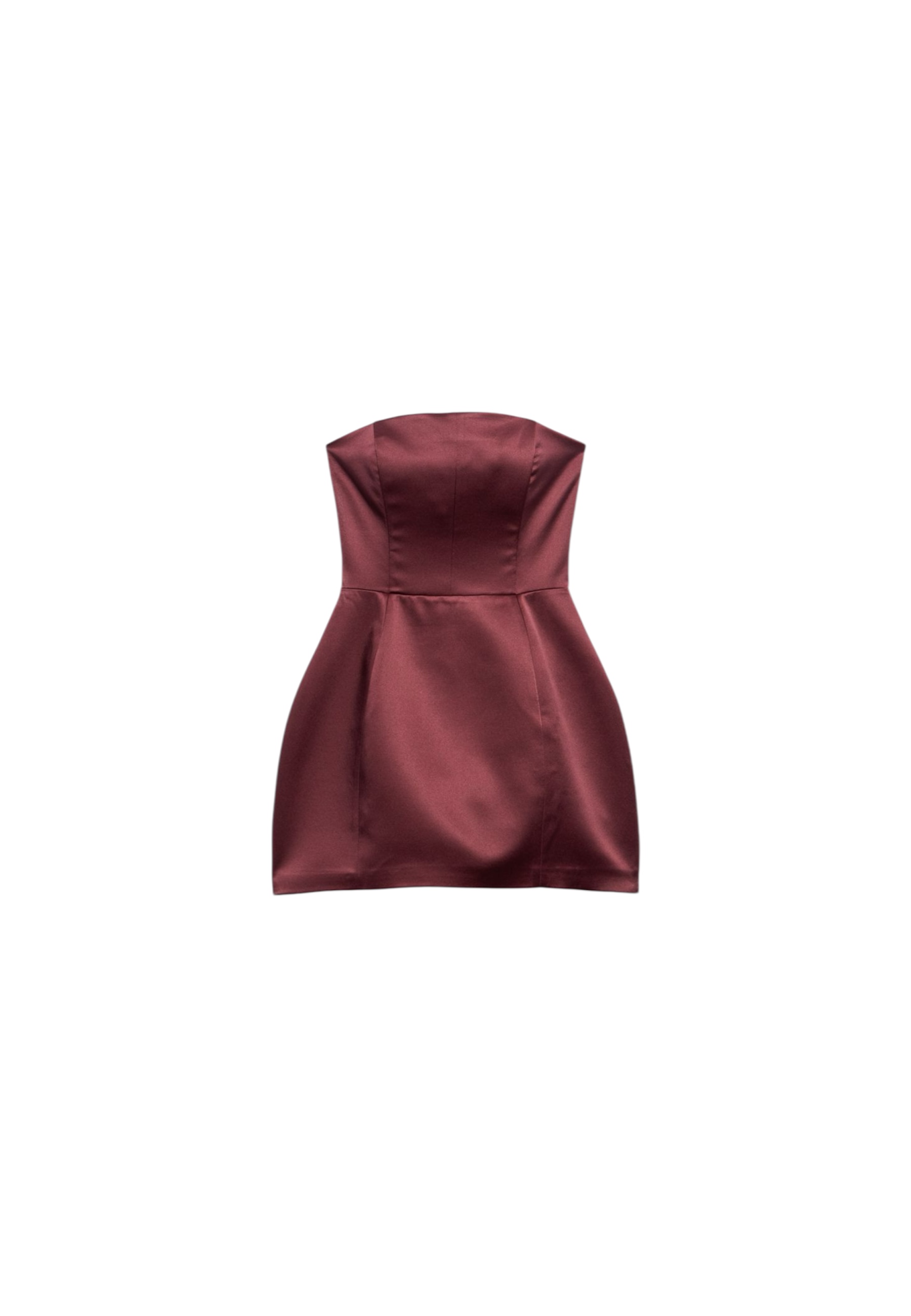 Aniye By Short Dress Mya Woman  Decolt In Burgundy