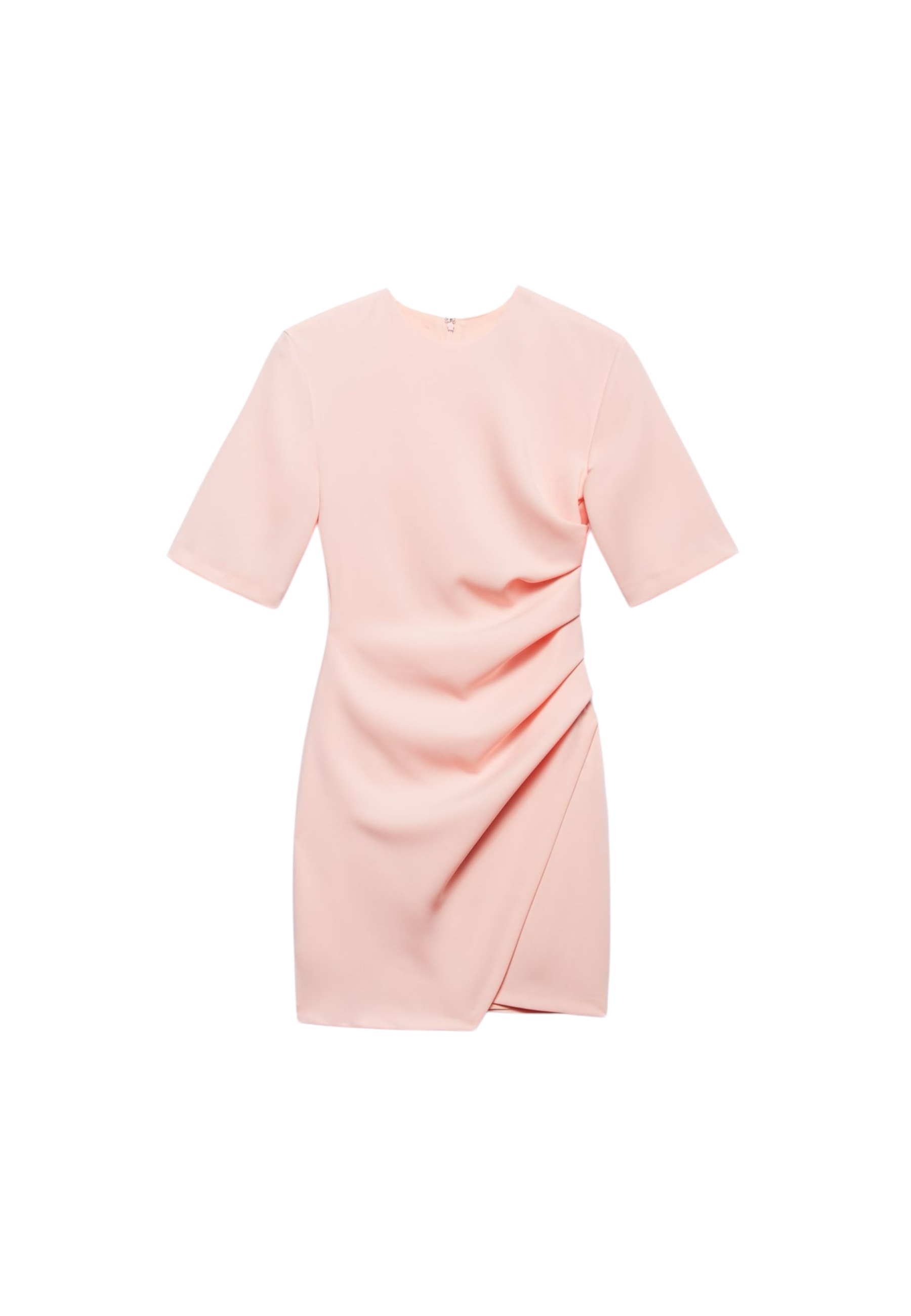 Short dress Beautiful half sleeve Woman Aniye By Front draping
