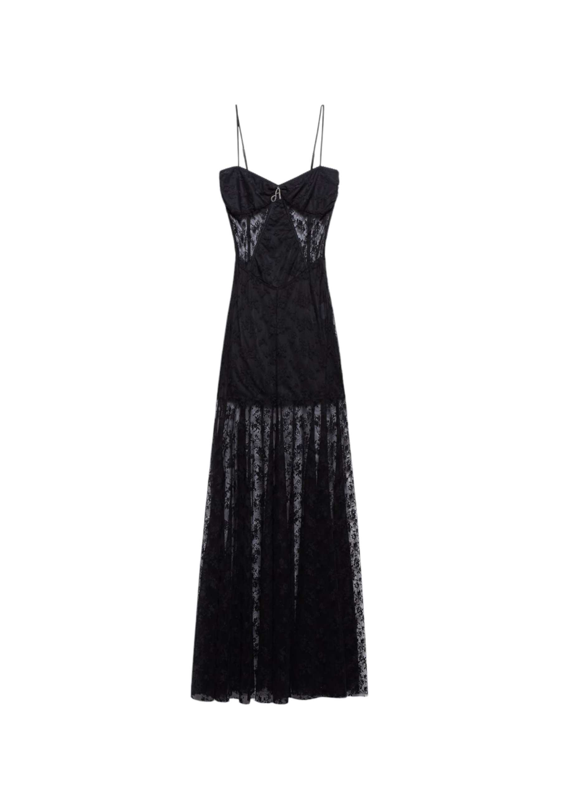 Aniye By Long Dress Zira Woman  Lace And Transparencies