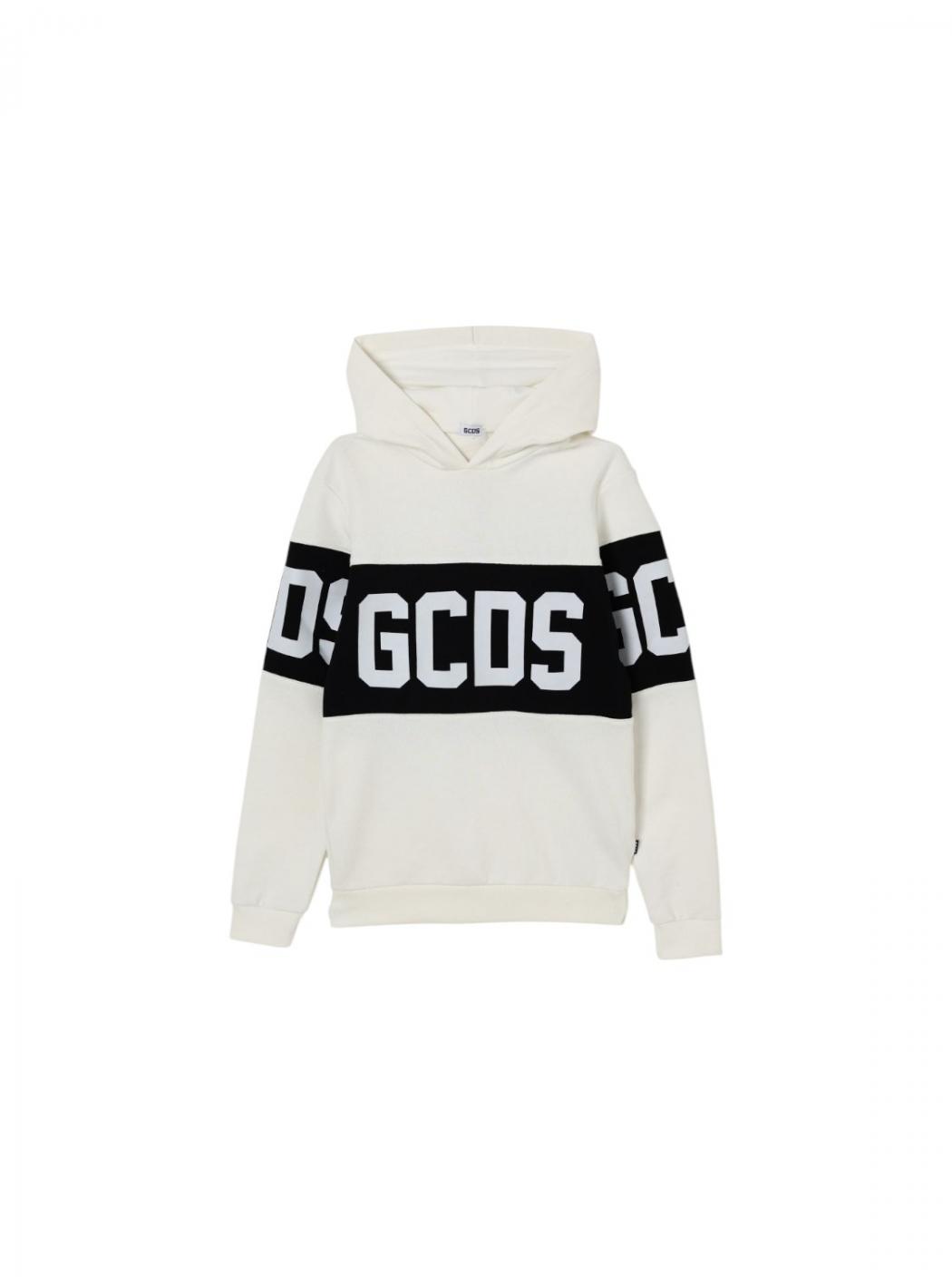 Gcds Kids' Baby Sweatshirt  1926ba_junior_bianco In White