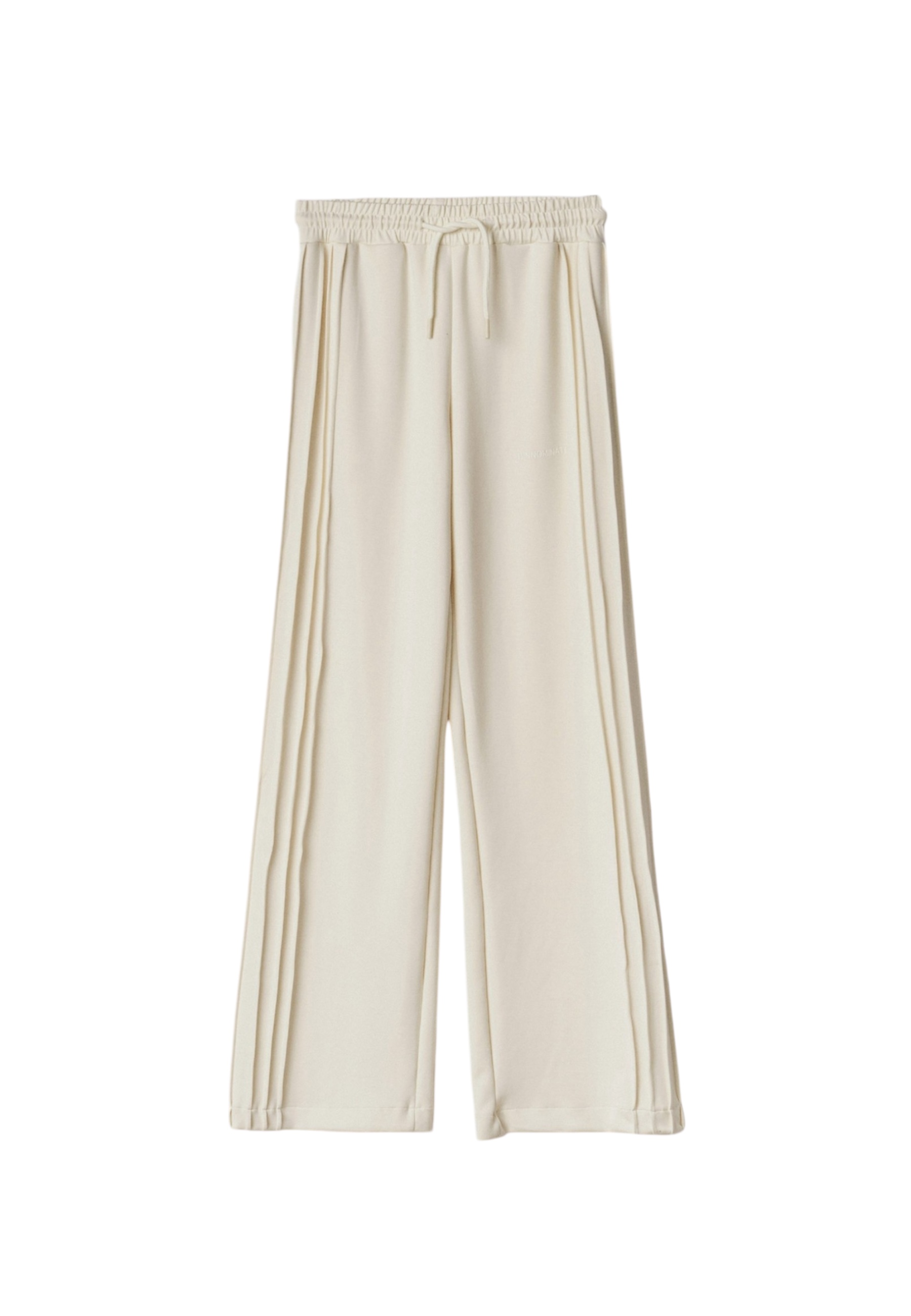 Hinnominate Viscose Trousers Woman  With Ribs In White