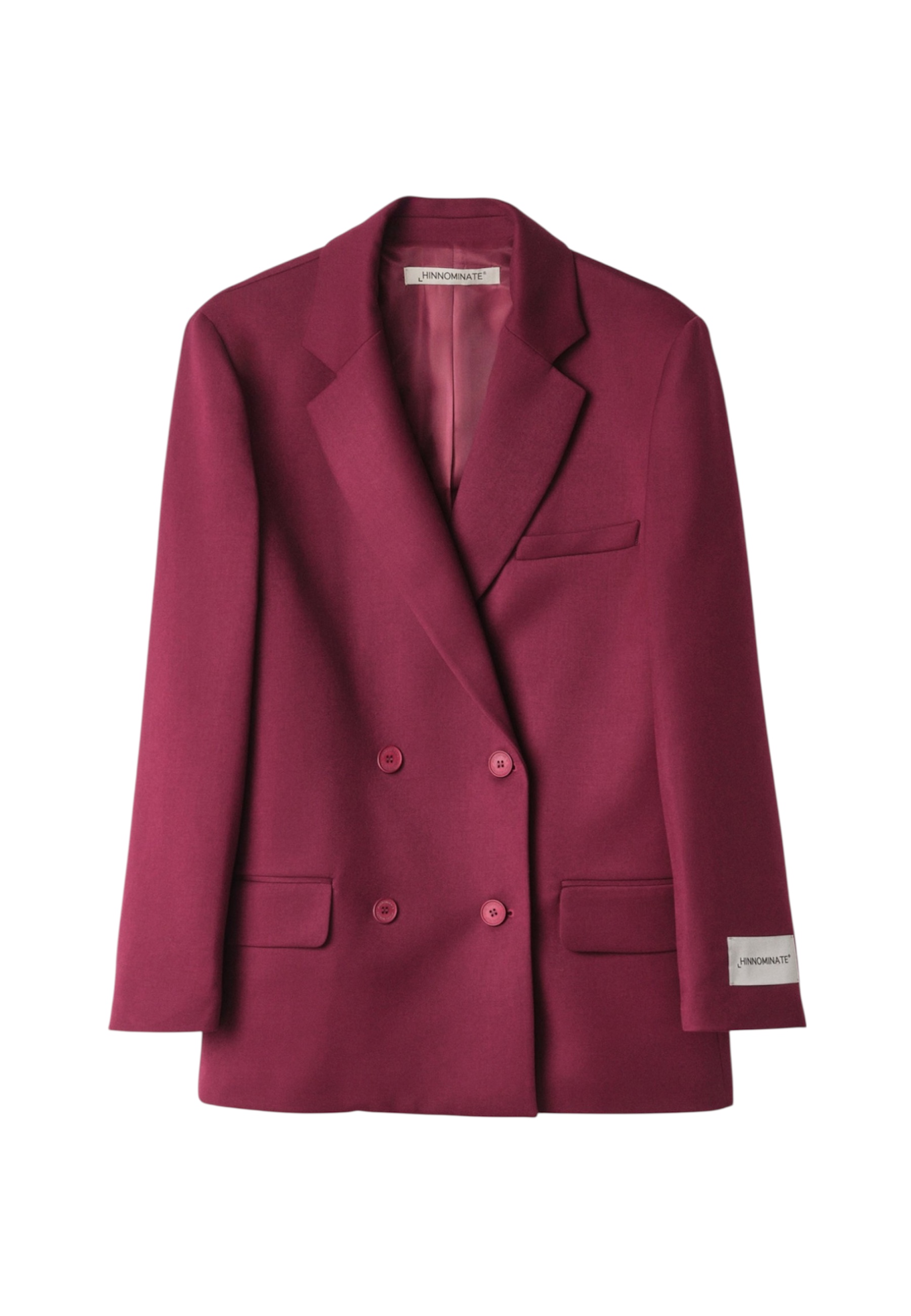 Hinnominate Blazer Over Woman  Doublepet In Burgundy