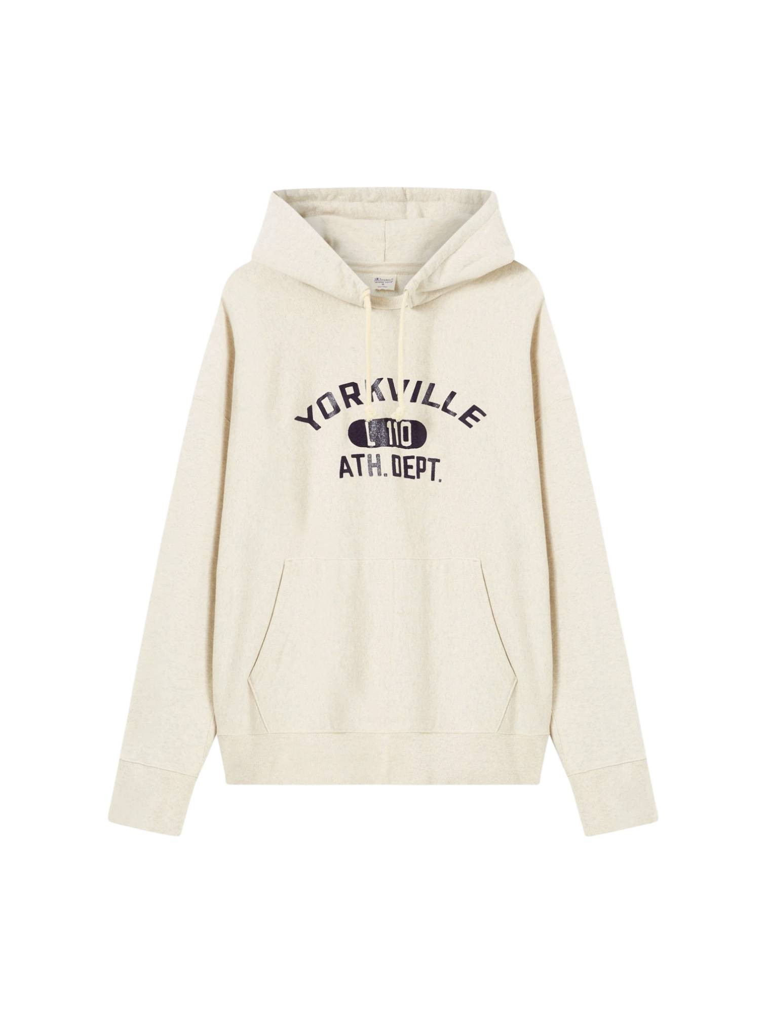 Champion Archive Zeit Capsules Kapuzen Afterhood 2nd Patent 50’ felpa Heritage collegiate con hood - heather beige