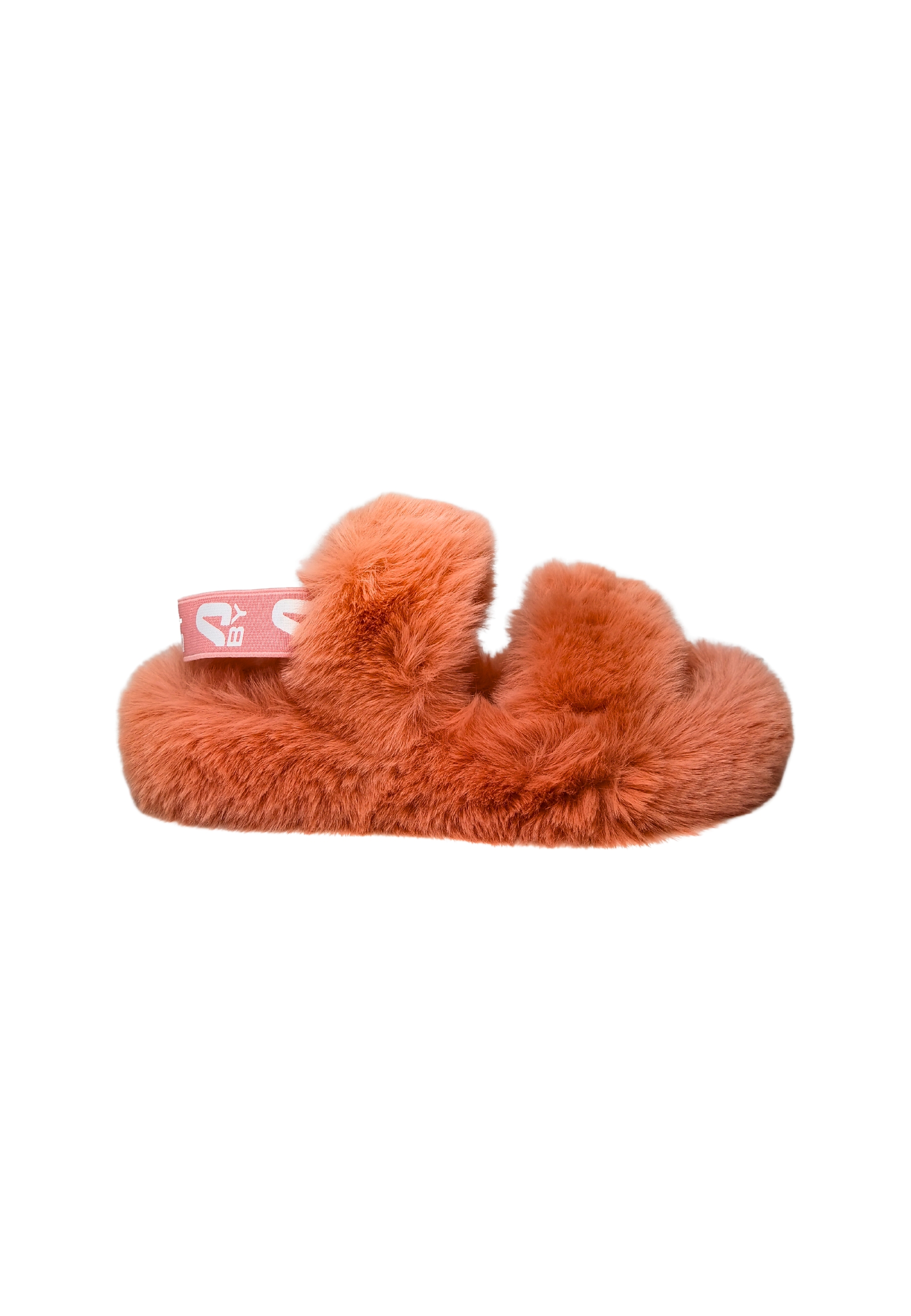 Massimo Santini Women's Shoes  Merida Fur Sandal Org Fur/elast. In Orange
