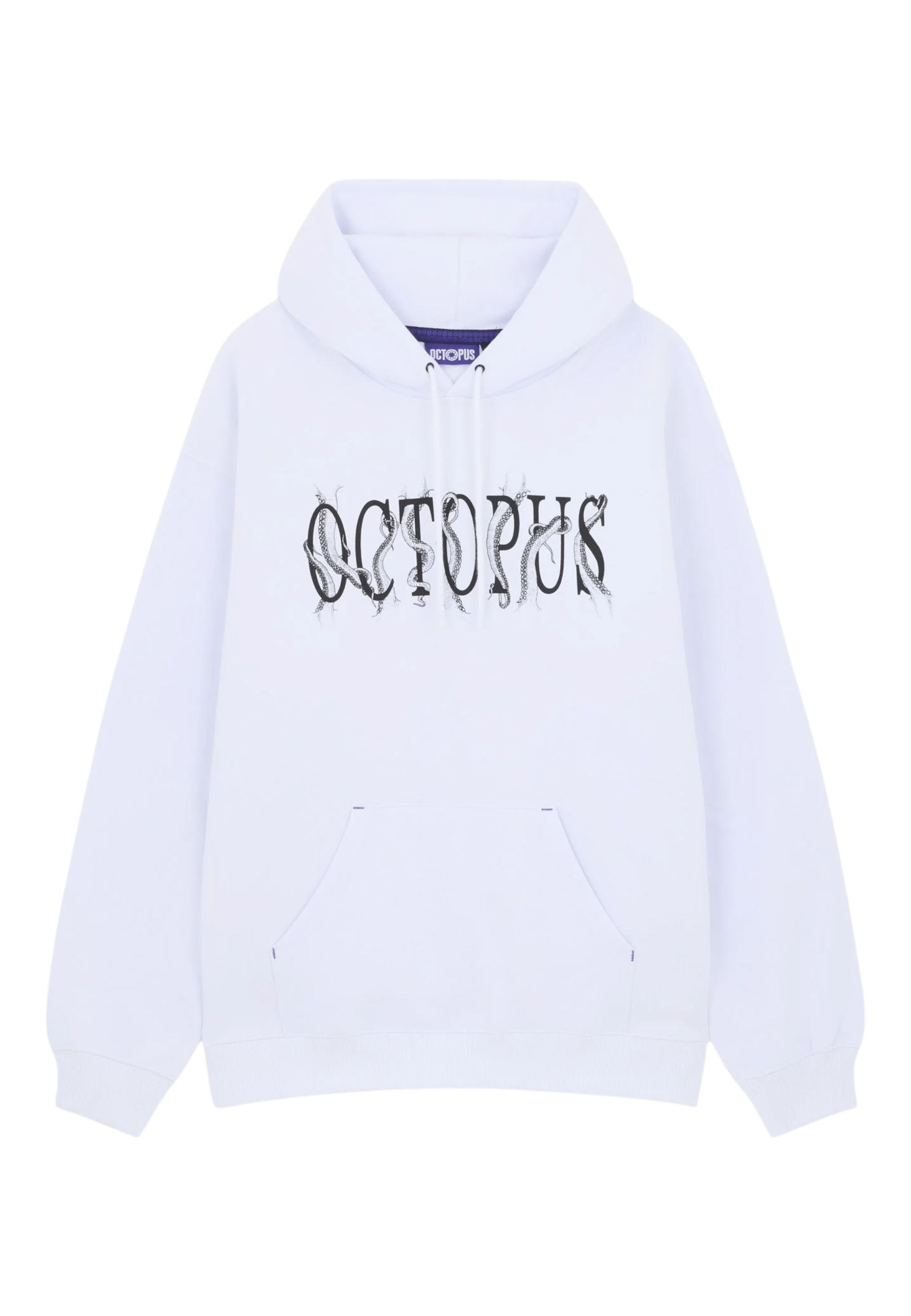 Octopus Men's Sweatshirt  Tentacles Logo In White