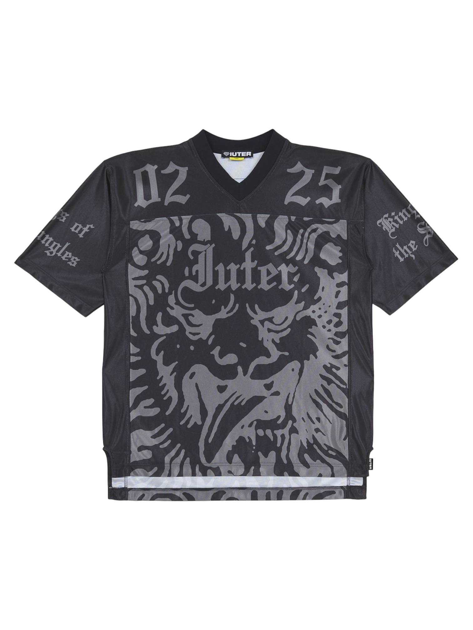 Iuter Kings FuBballtrikot mit Grafik - schwarz