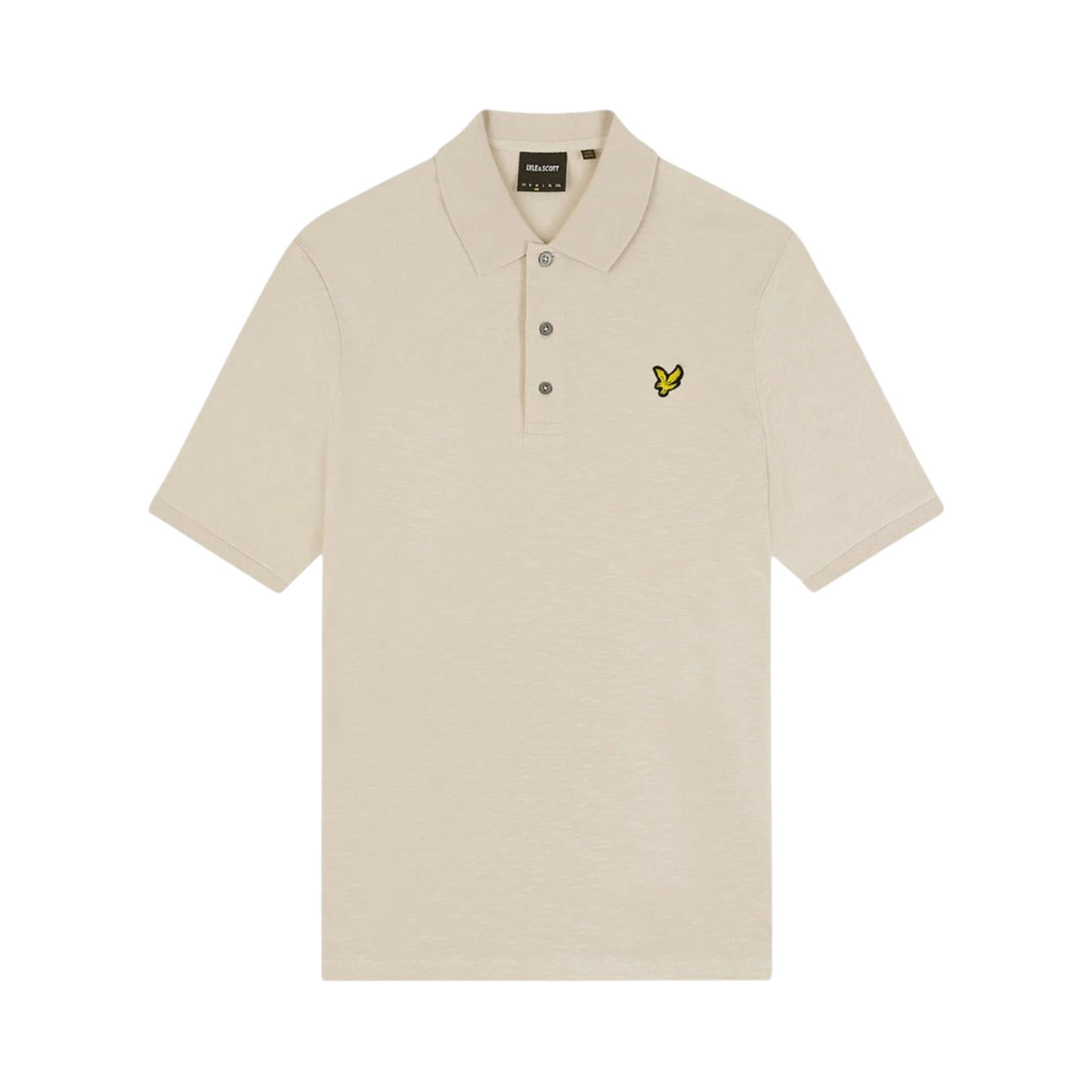 Lyle Scott Polo Lyle & Scott Slub Polo Shirt In Sand