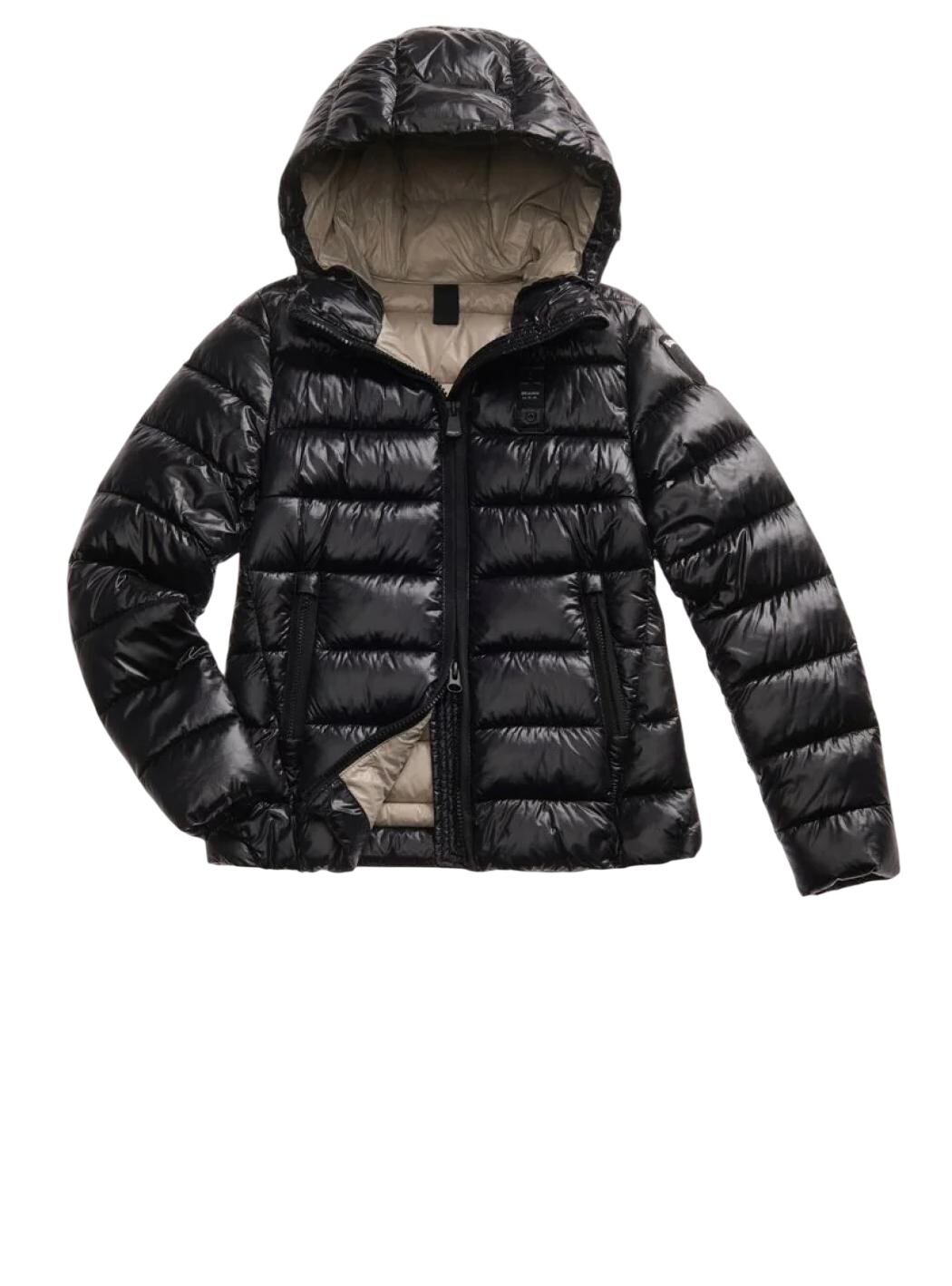 Blauer Caroll Striped Women Jacket 25wbldc02072 999ei In Black