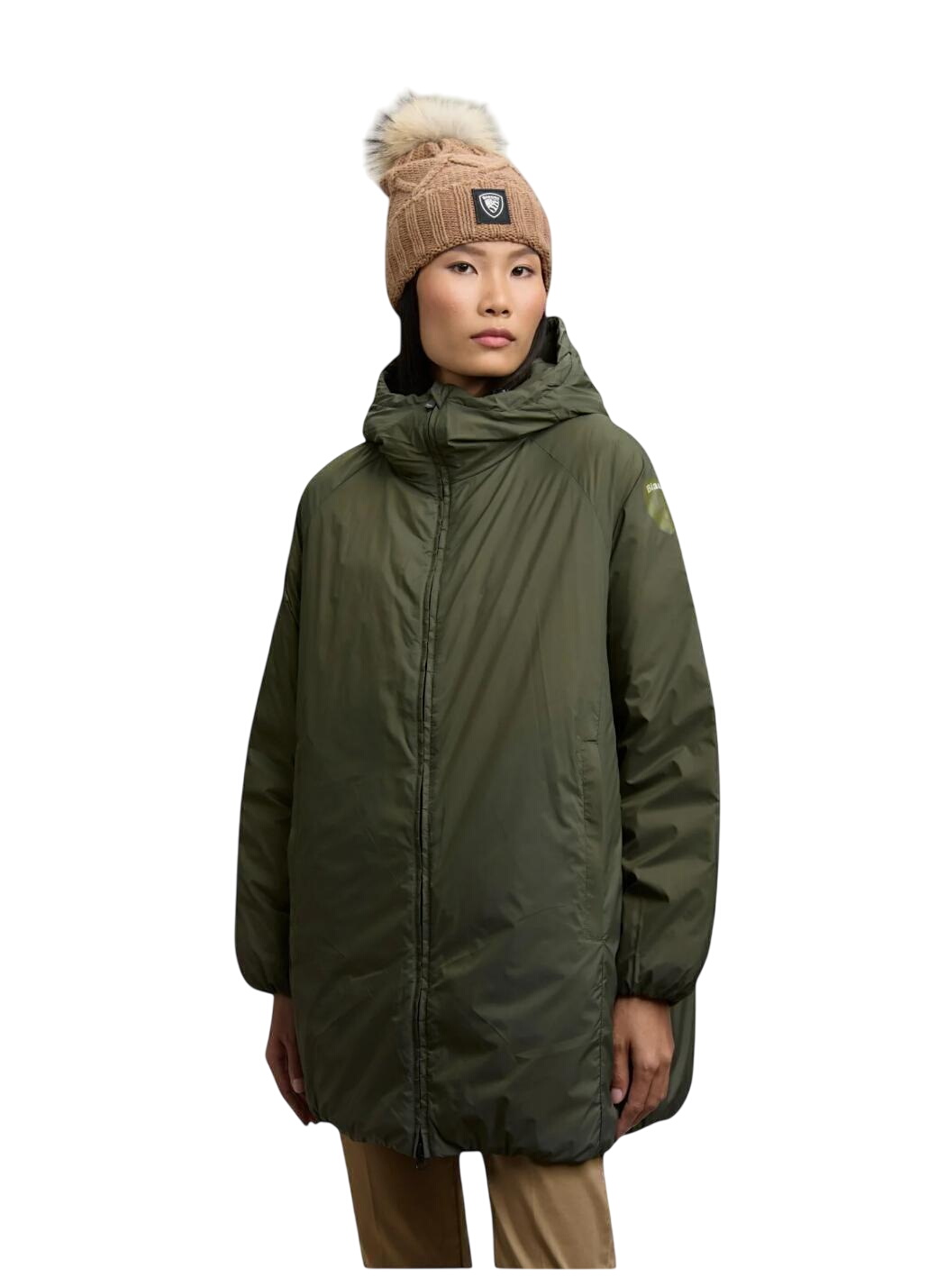 Blauer Jacket Woman Symphonia Long Hanging 25wbldk02508 In Black