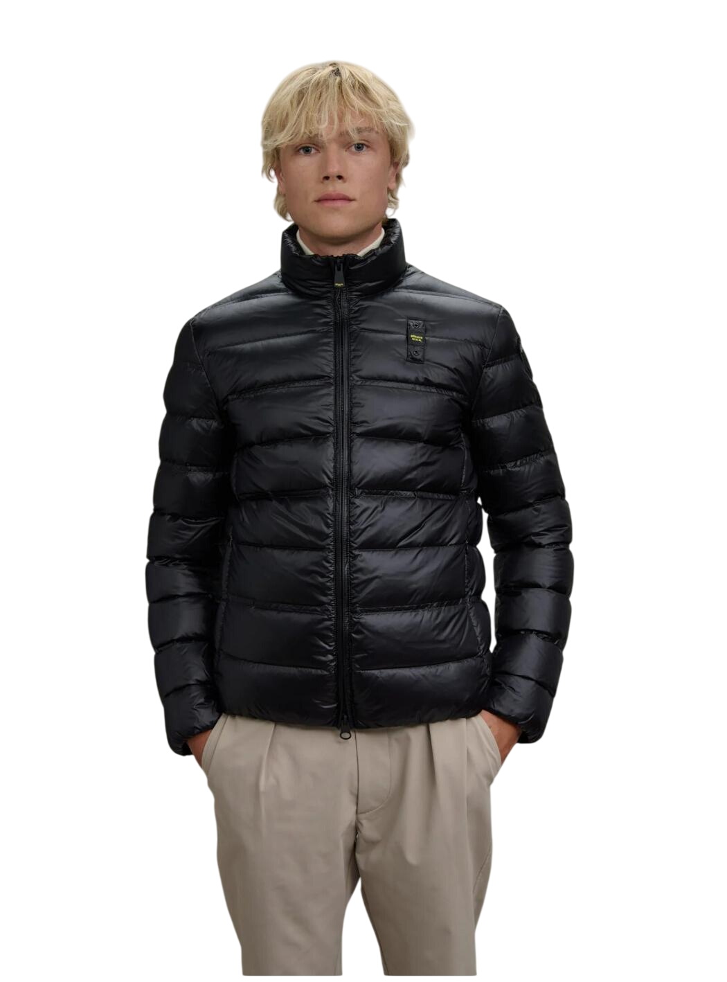 Blauer Jacket Man Down Jacket With Neck Of Korean Belmont 25wbluc03090-006719 999 In Black