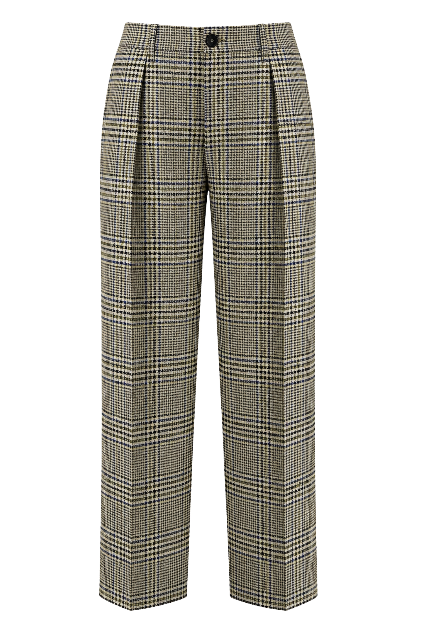 Phisique Du Role Trousers  Twisted Tartan In Green